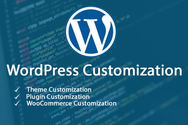 I will do any wordpress customization