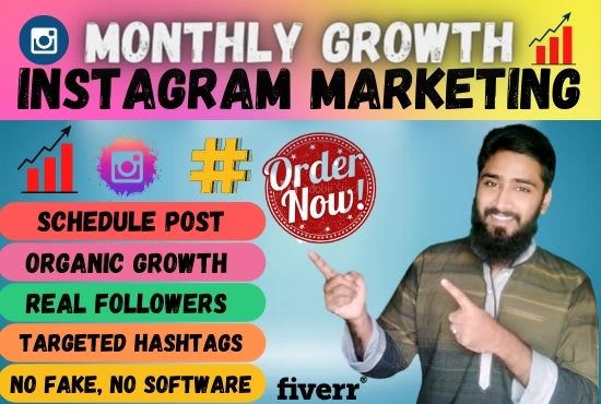 I will do instagram marketing and grow followers organically