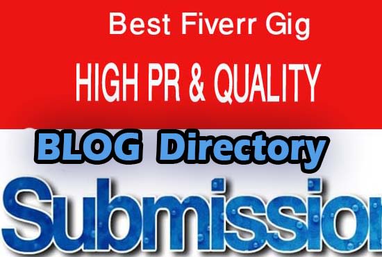 I will do manually 25 blog directory submission service