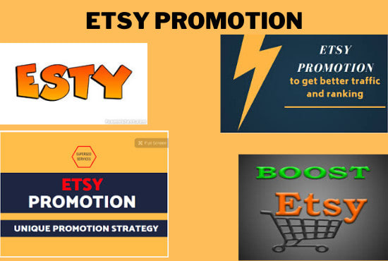 I will do organic etsy promotion, etsy SEO, promote etsy, etsy store