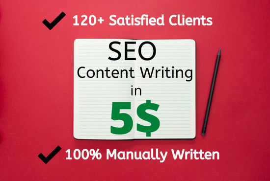 I will do SEO content writing and blog writing for you