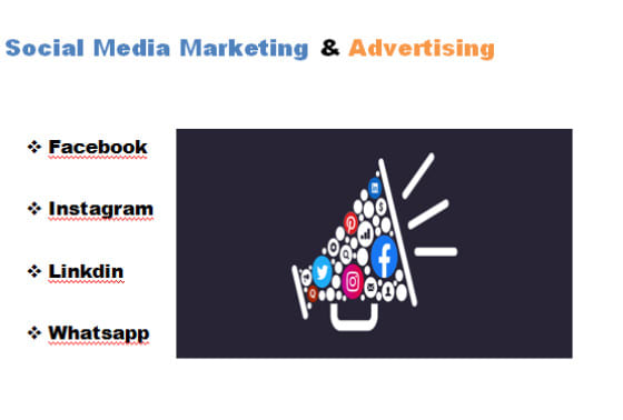 I will do social media marketing and advertising