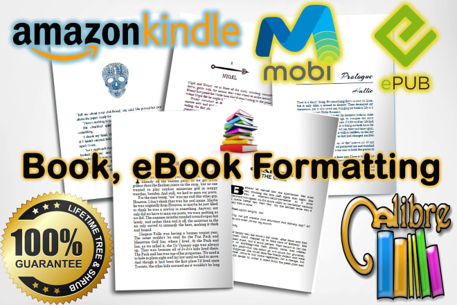 I will do typing, proofreading, kindle ebook formatting, and book cover design