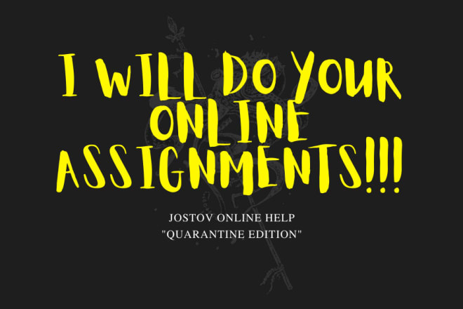 I will do your online assignments in spanish and english