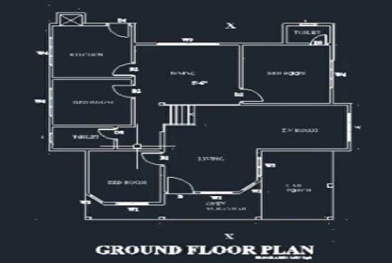 I will draw and redraw 2d architectural floor plan in autocad