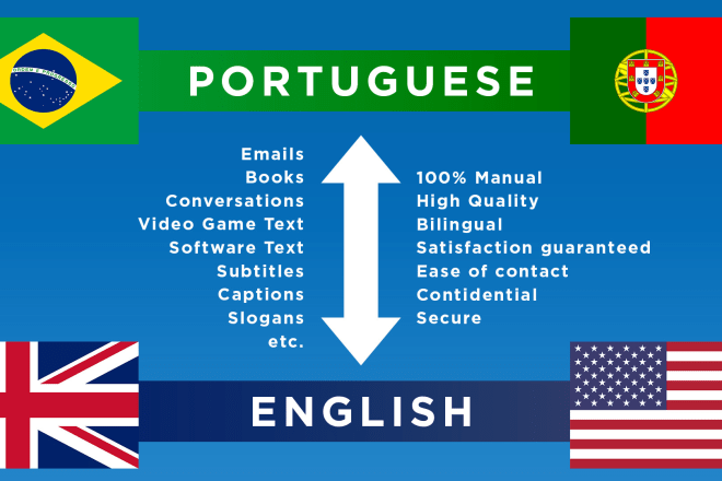 I will expertly translate from or into portuguese