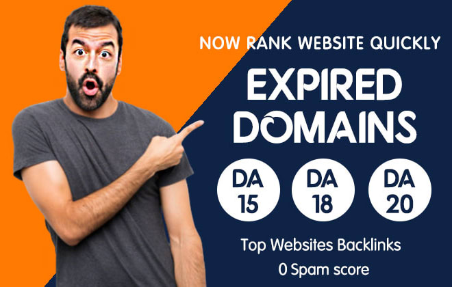 I will find high authority expired domain research da 30