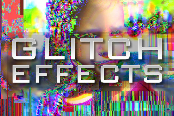 I will glitch effect any image for you