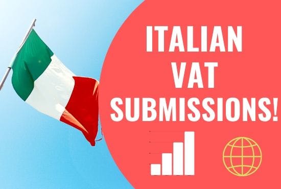 I will italy amazon and e commerce vat registration and submission services