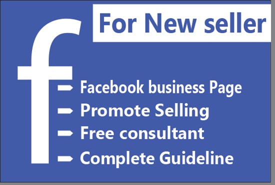 I will make a facebook business page for selling product