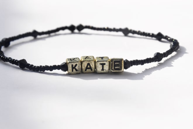 I will make you this personalized ankle bracelet, anklet