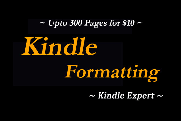 I will manually convert your 300 page document to kindle format and formatting