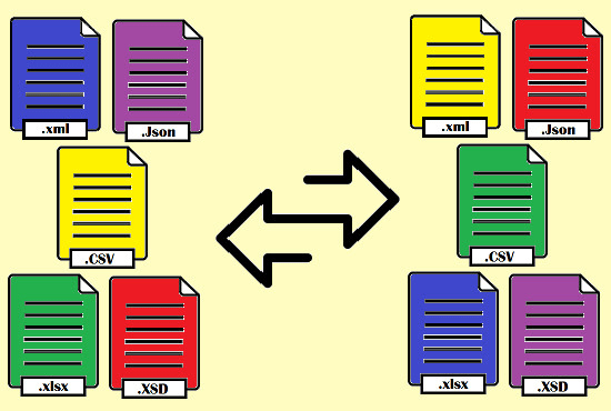 I will parse json or xml into csv or excel