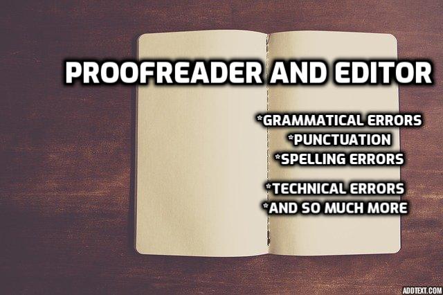 I will professionally proofread and edit your documents