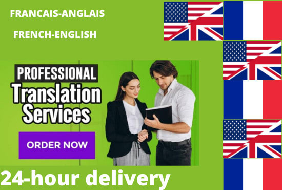 I will provide a faultless english french translation