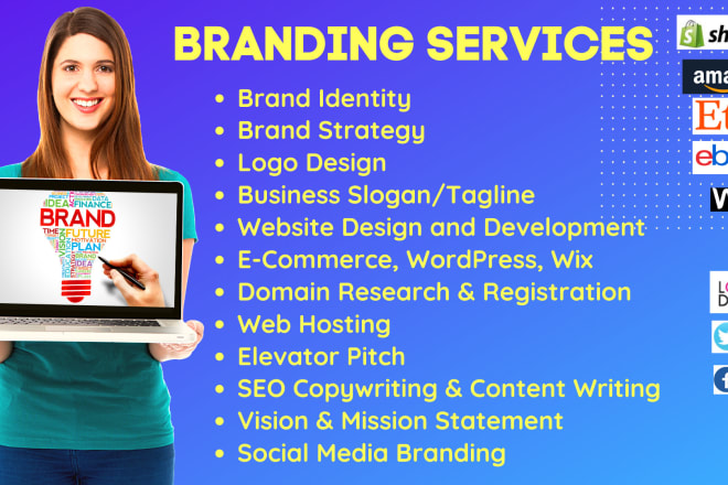 I will provide branding services to startups