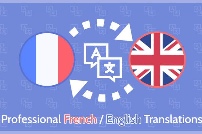 I will provide smooth english to french translation