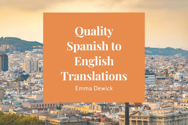 I will translate spanish to english