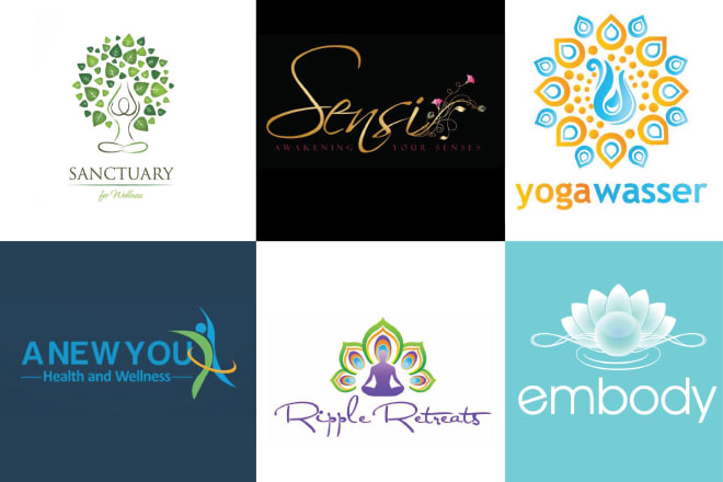 I will yoga,health and fitness,meditation and wellness logo