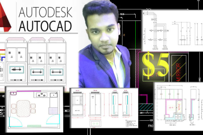 I will autocad of electrical drawings and floor plans and interior design
