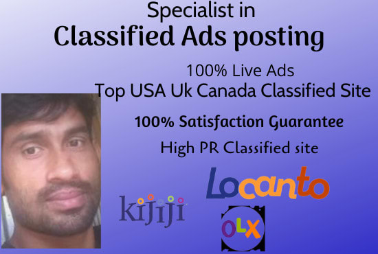 I will classified advertise your business to top site in USA