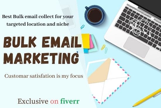 I will collect bulk email for your email marketing