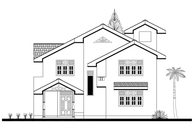 I will convert any sketch to a cad drawing, do house planning