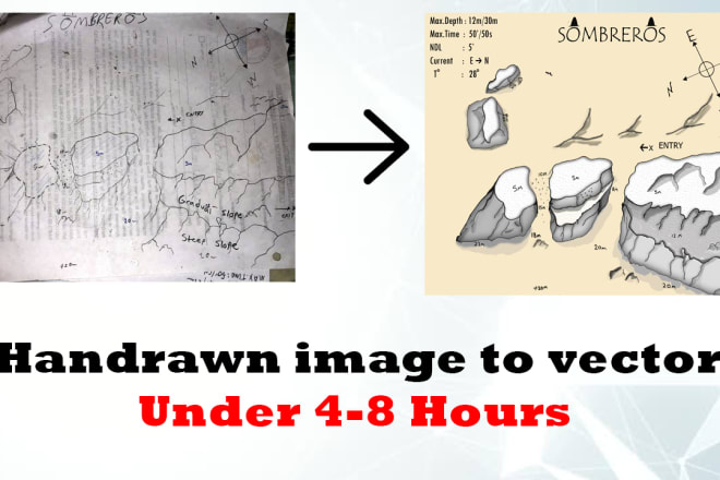 I will convert hand drawn image or logo to digital art