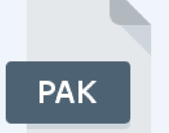 I will convert pak to rar or zip