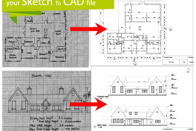 I will create 2d cad drawing using autocad, revit