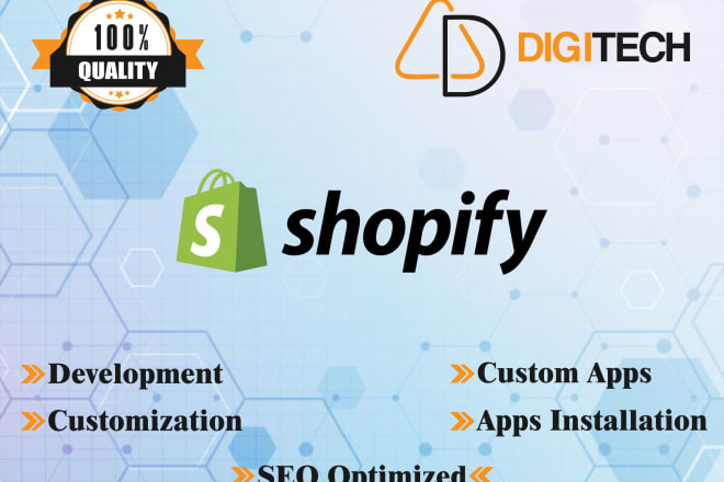 I will create shopify app and customization