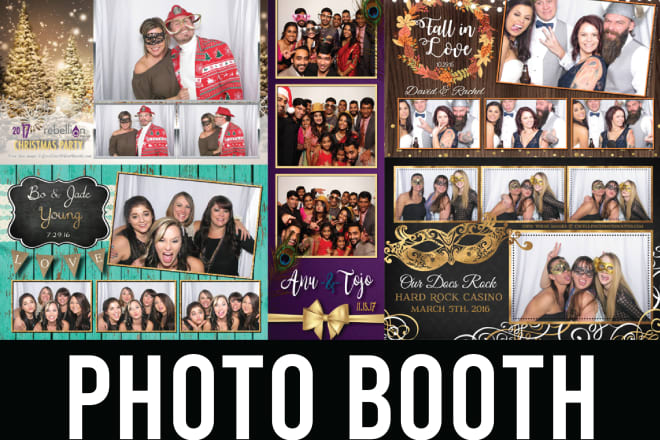 I will design a photo booth template and podcast cover, backdrop,