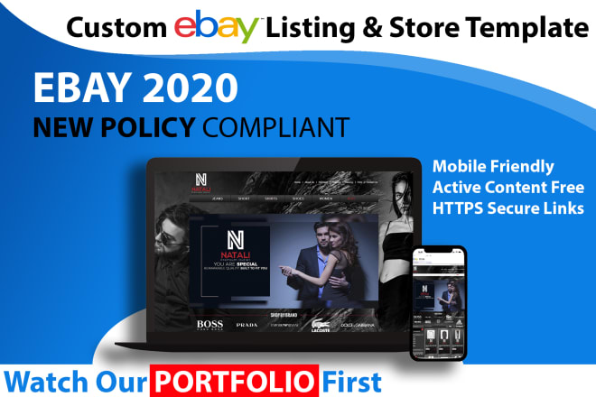 I will design amazing ebay listing and store html templates