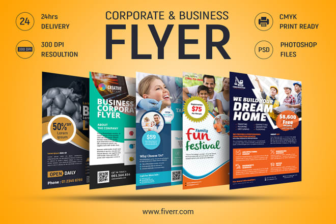 I will design corporate professional business flyer