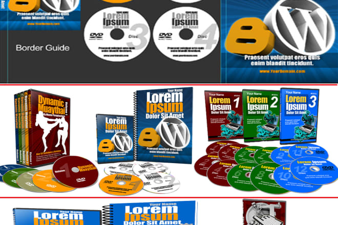 I will design dvd covers, cd covers and ebook covers