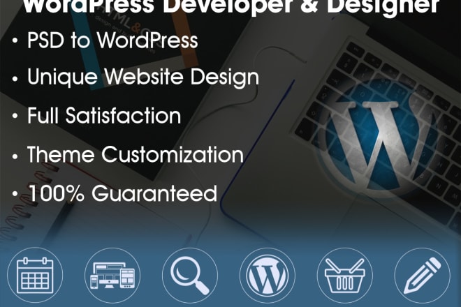 I will design wordpress ecommerce website