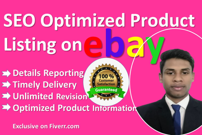 I will do ebay SEO listing with ebay template, ebay listing,ebay template design