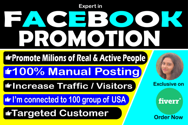 I will do facebook promotion for your business to targeted location