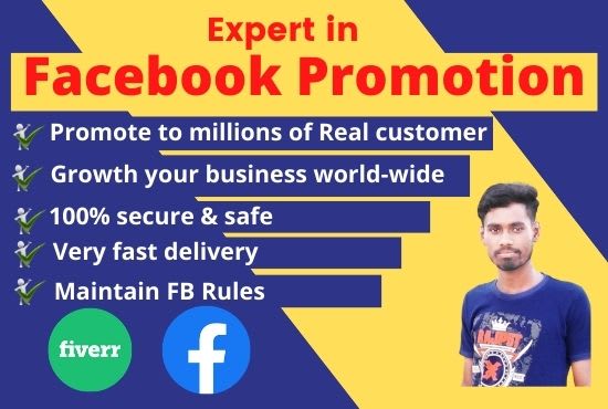 I will do facebook promotion in your target location