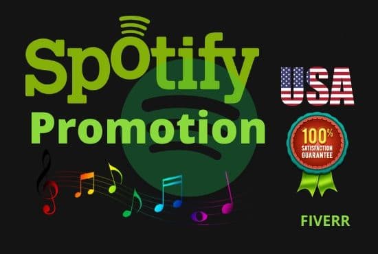 I will do increase spotify promotion streams and monthly listeners