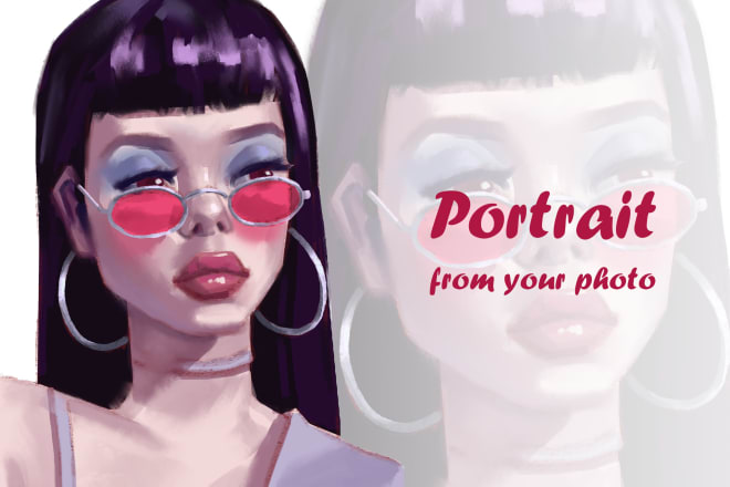I will draw amazing portrait from your photo