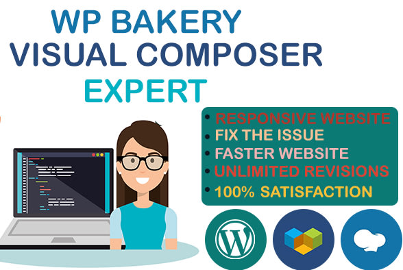 I will fix or make professional website using wpbakery visual composer