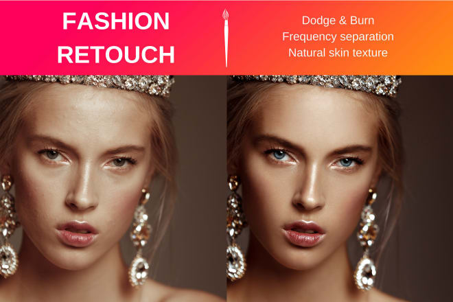 I will make a high quality retouching of fashion and beauty photos