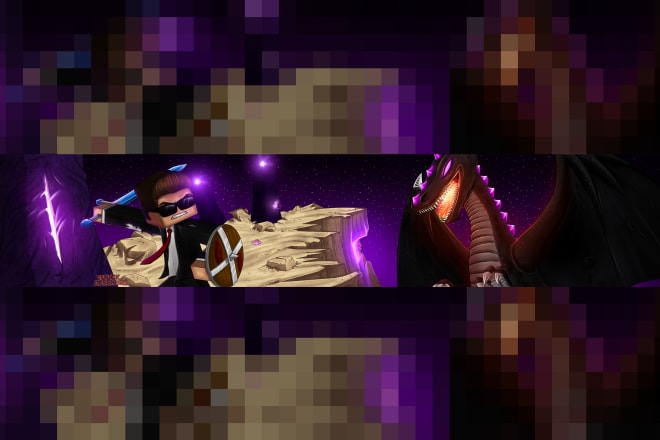 I will make banner minecraft for you