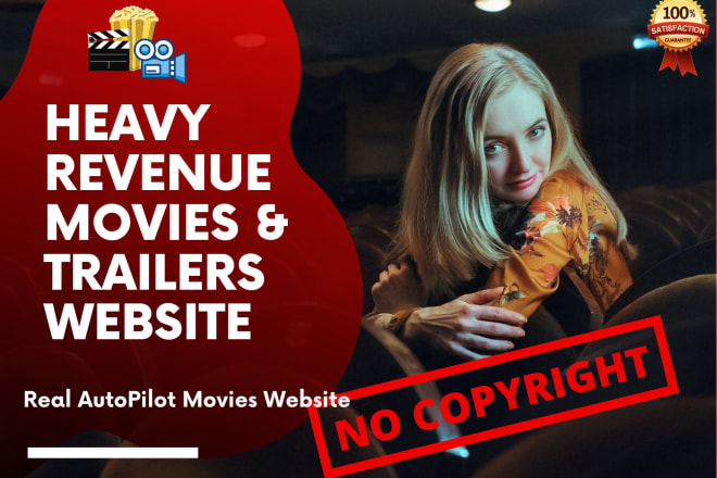 I will make movie and trailers auto pilot website no copyright