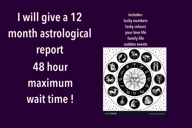 I will predict your future using astrology