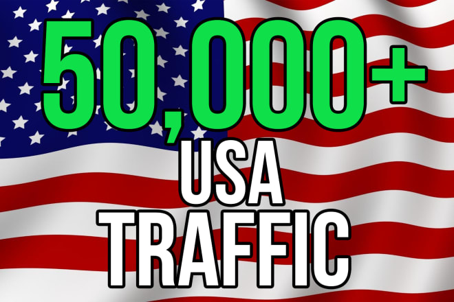 I will send real 50,000 USA website traffic with low bounce rate