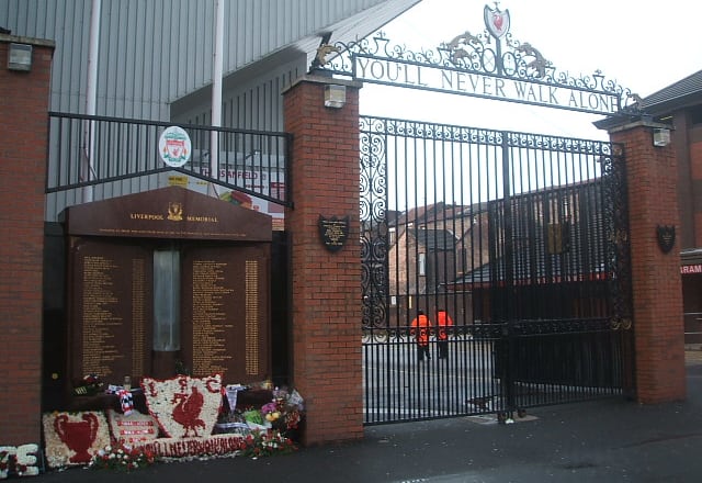 I will stand outside the Shankly gates at Anfield with your message