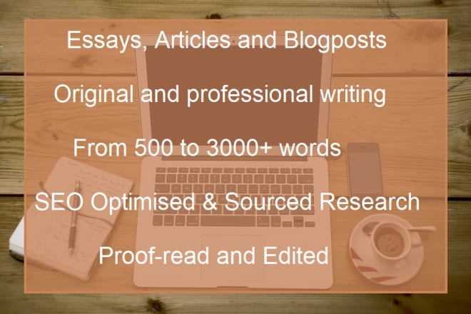 I will write blogs, articles, online content, product descriptions