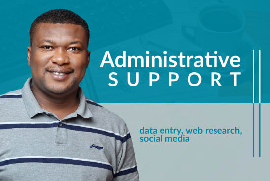 I will be your admin support in data entry and web research